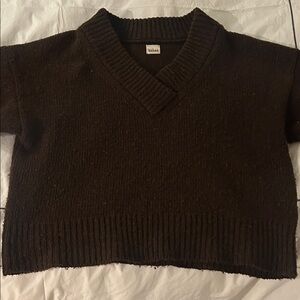 Babaa Chocolate Knit Sweater